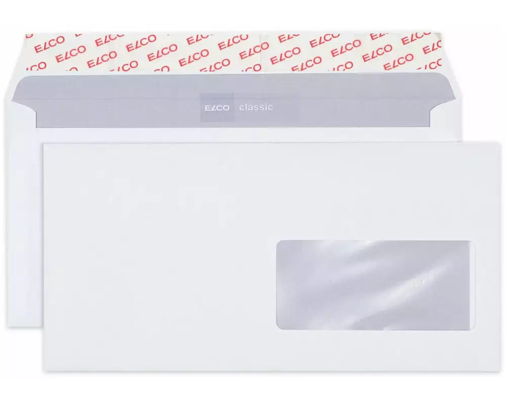 ELCO Couvert Classic C5/6 mit Fenster rechts, 500 Stück