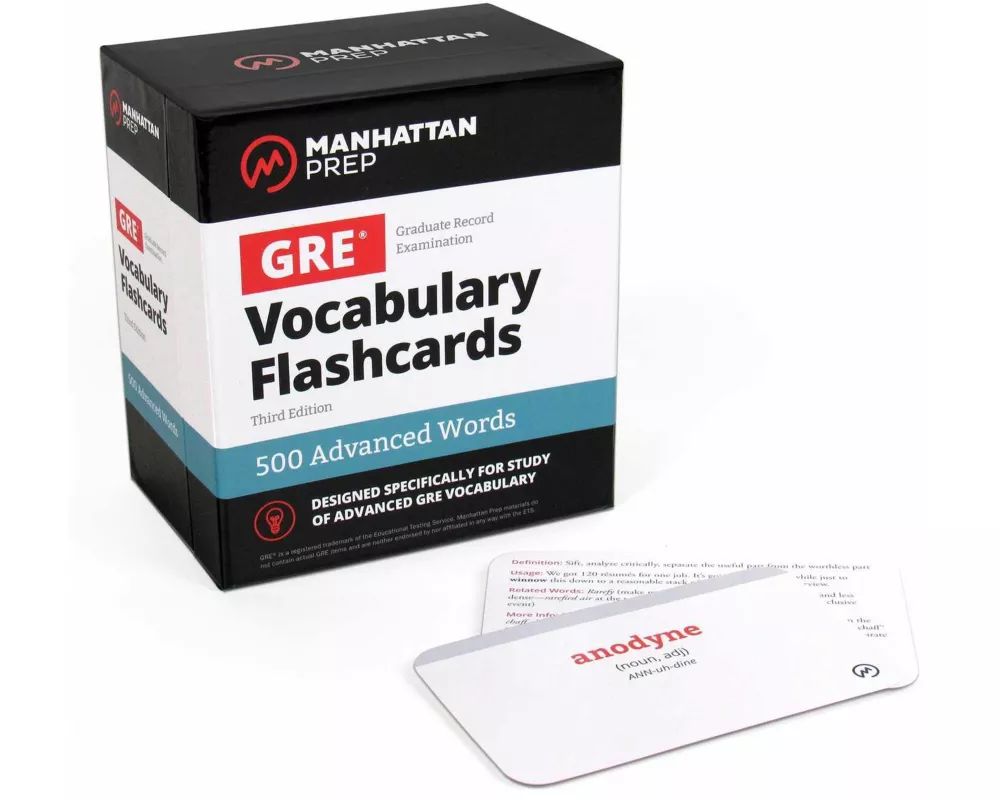 500 Advanced Words: GRE Vocabulary Flashcards