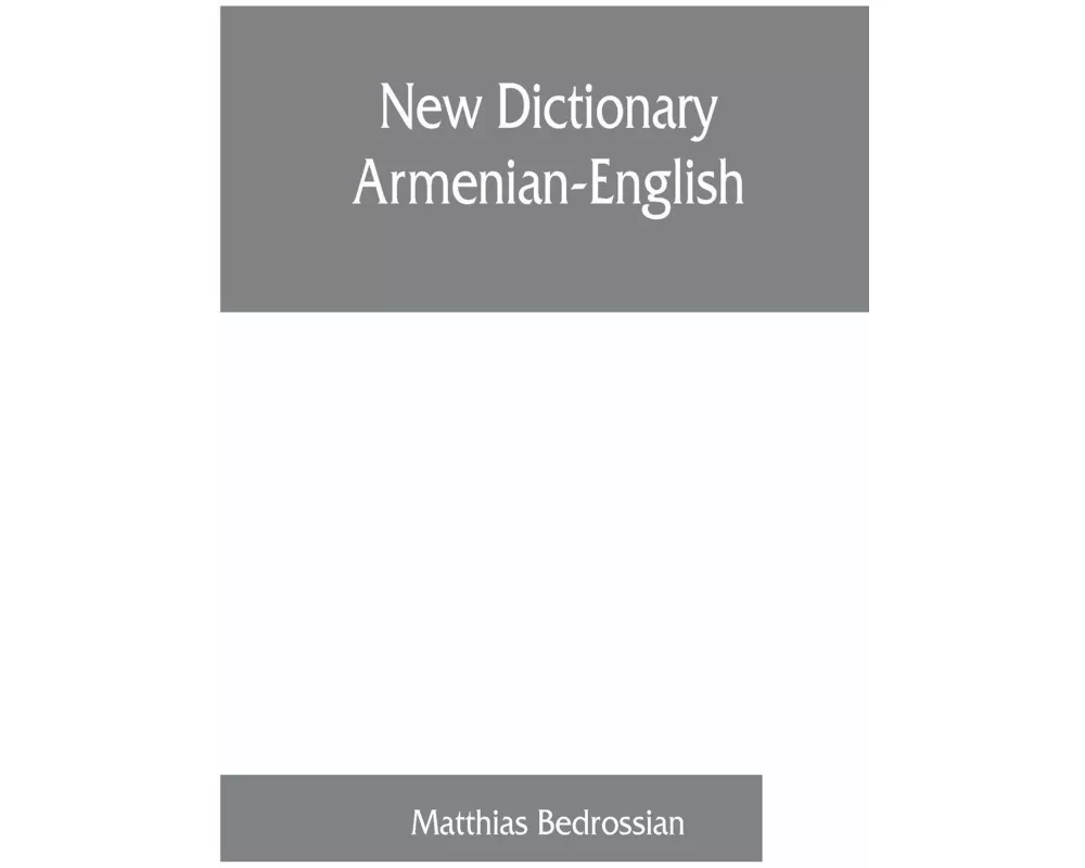 New dictionary Armenian-English