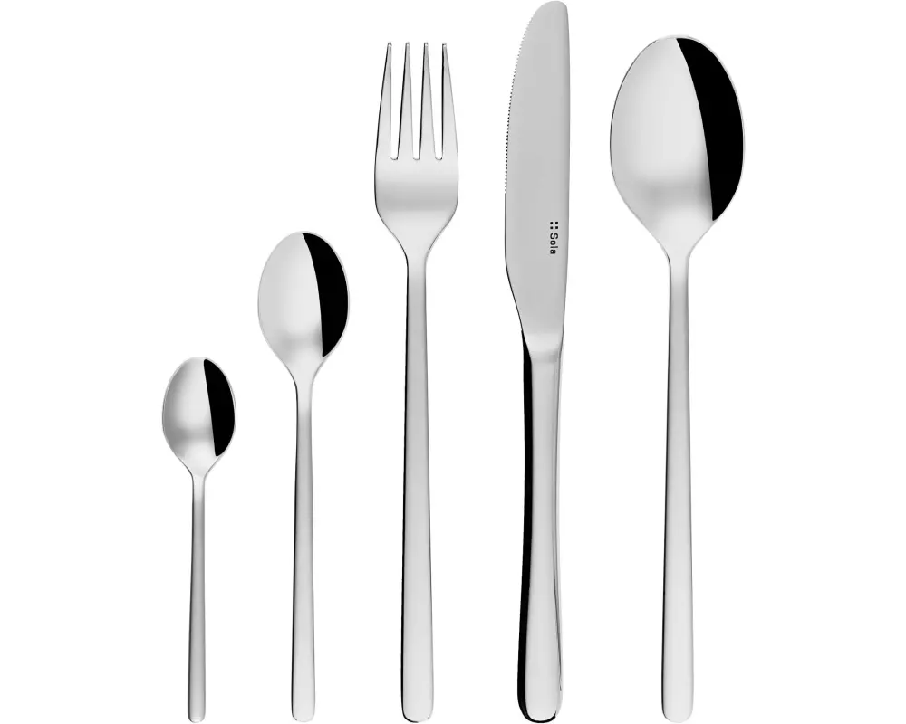 Sola Besteck-Set Manhattan 30-teilig, Silber