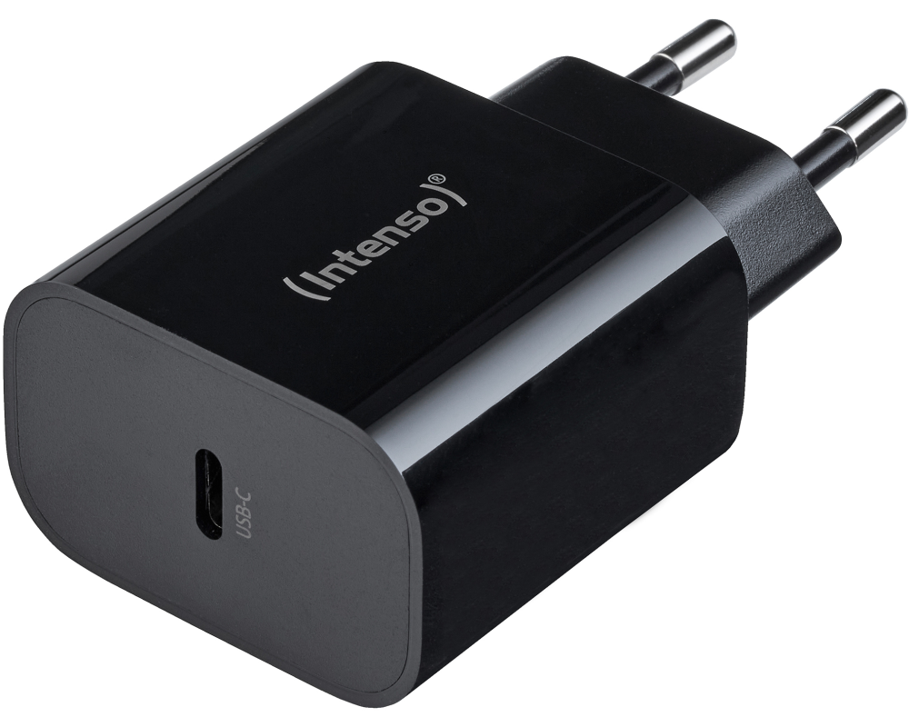 INTENSO Power Adapter W20C Charger 7802010 20W, USB-C, black