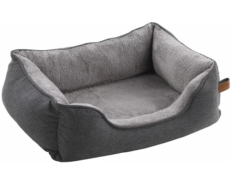 Flamingo Korb Carlota grau S