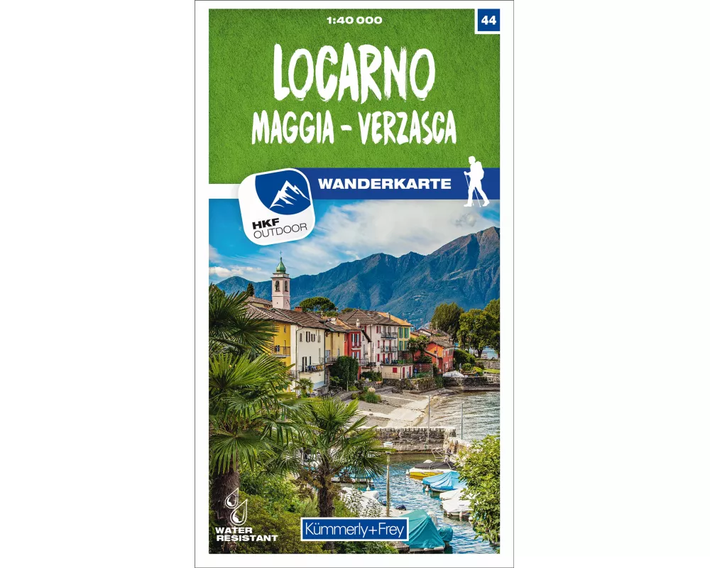 Kümmerly+Frey Wanderkarte 44 Locarno 1:40.000