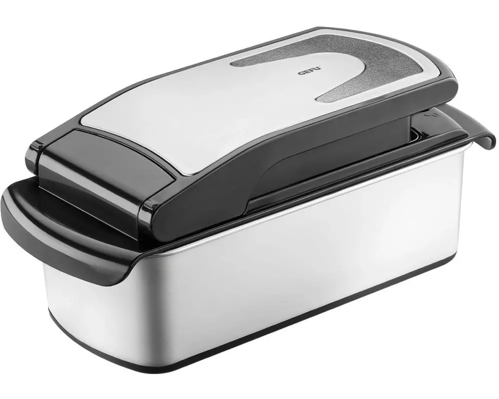 GEFU Würfel & Stifteschneider Schwarz/Silber