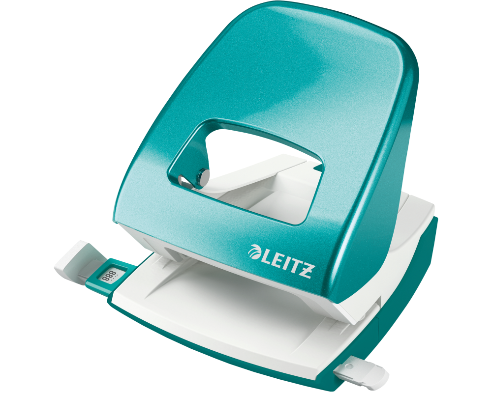 LEITZ Bürolocher NeXXt WOW 5008 50082051 eisblau 30 Blatt