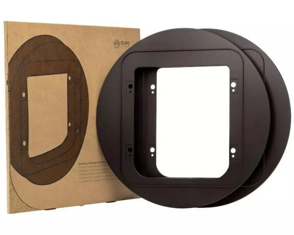 SureFlap Freilauftür Montageadapter für Glas Braun