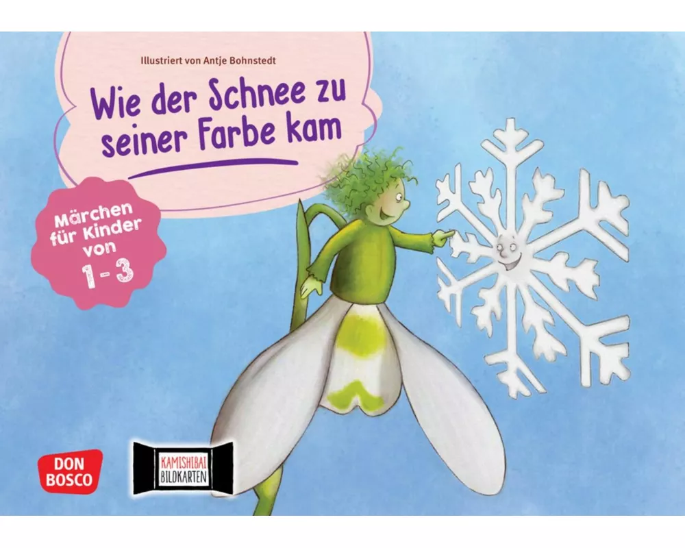 Wie der Schnee zu seiner Farbe kam. Kamishibai Bildkartenset