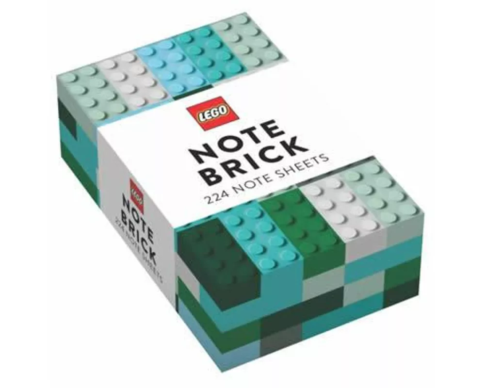 LEGO Note Brick (Blue-Green)