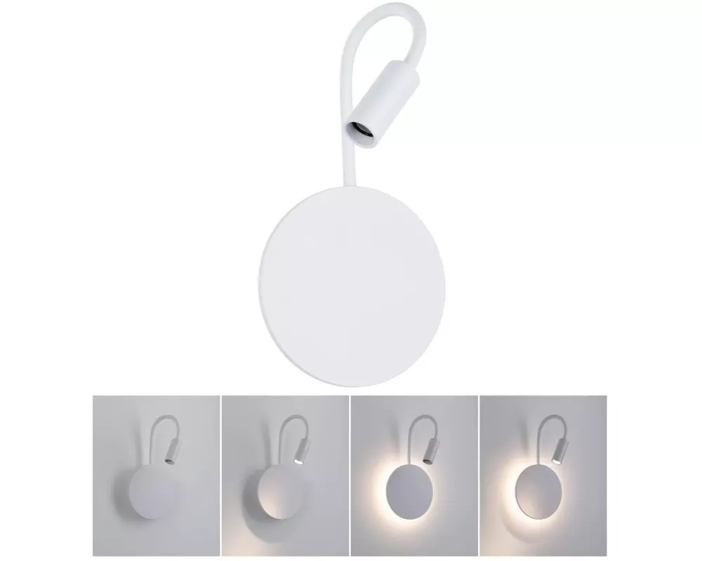 Paulmann LED Akkuwandleuchte Miora 2700K dimmbar Weiss