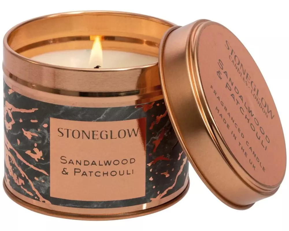 Stoneglow Duftkerze Sandalwood & Patchouli 135 g