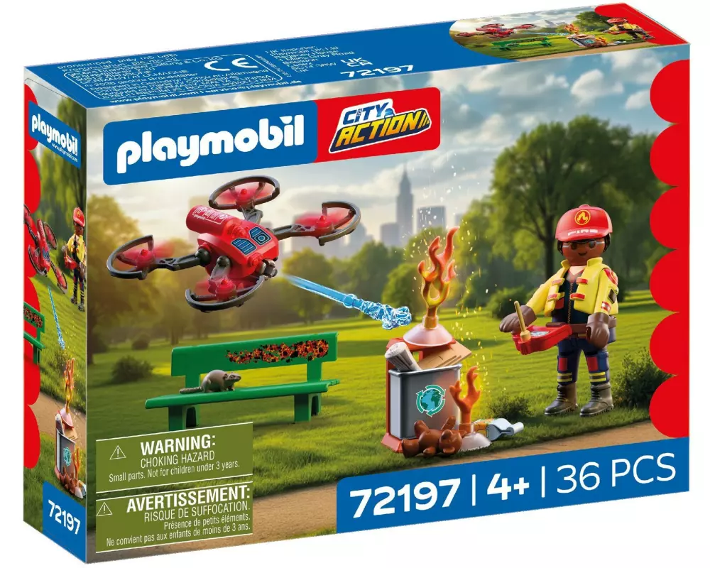Playmobil Feuerwehr-Löschdrohne 72197
