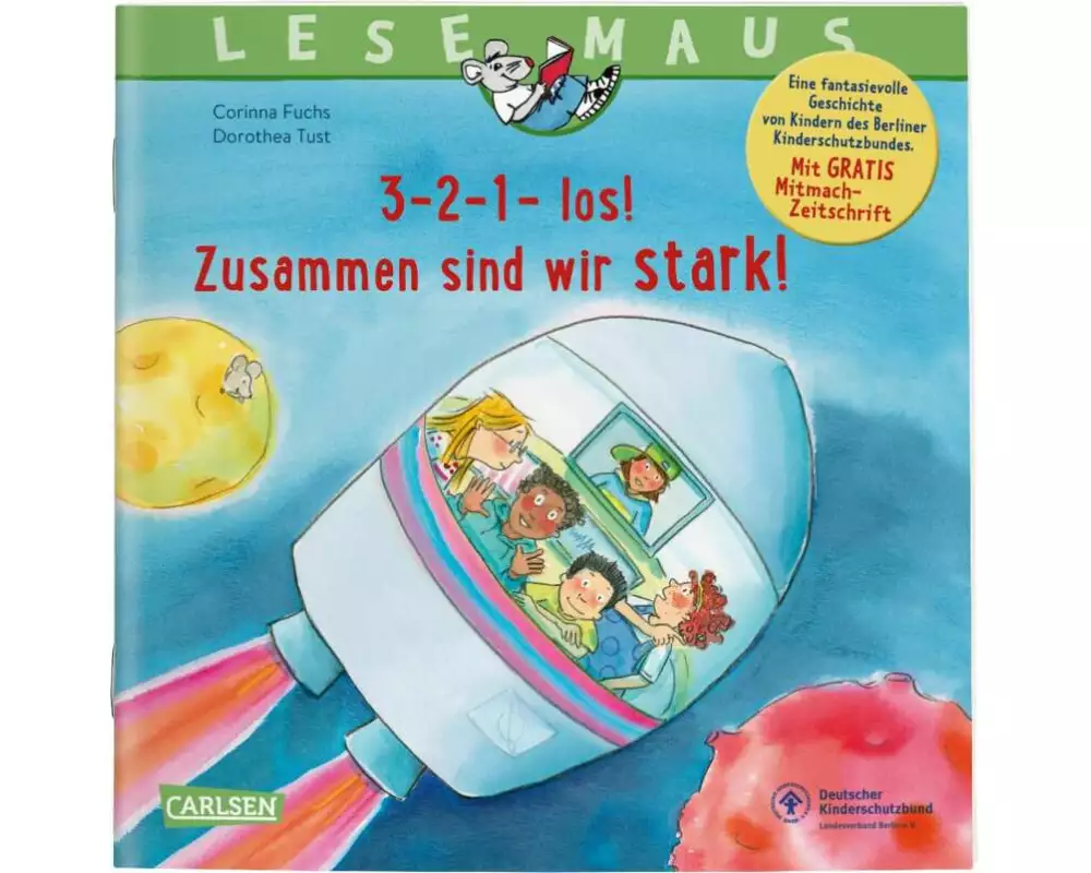 LESEMAUS 204: 3-2-1- los! Zusammen sind wir stark!