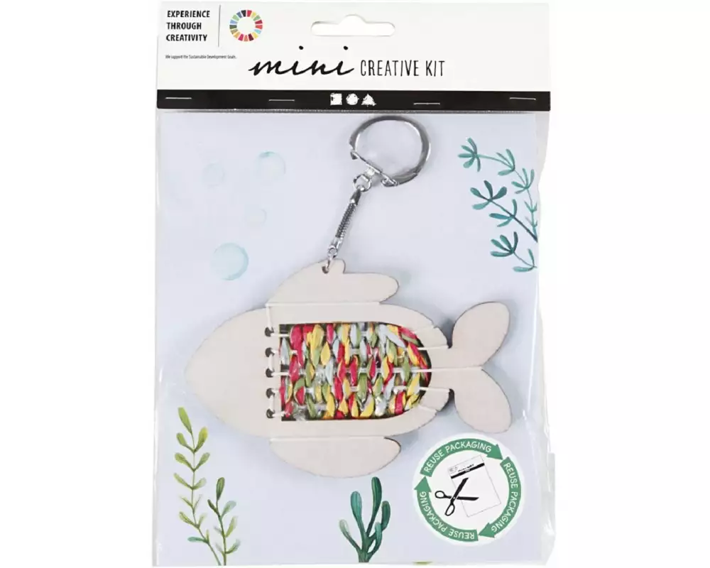 Creativ Company Bastelset Mini Fisch 3-teilig