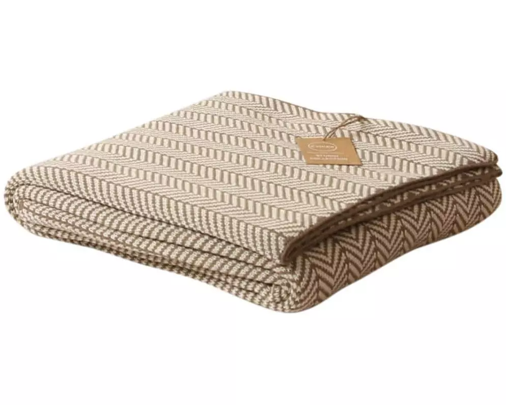 Esmée Decke Boho 170 x 130 cm, Taupe