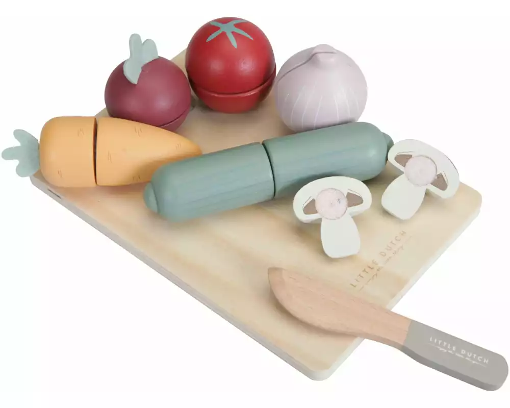 Little Dutch Spiel-Lebensmittel Gemüse-Set zum schneiden