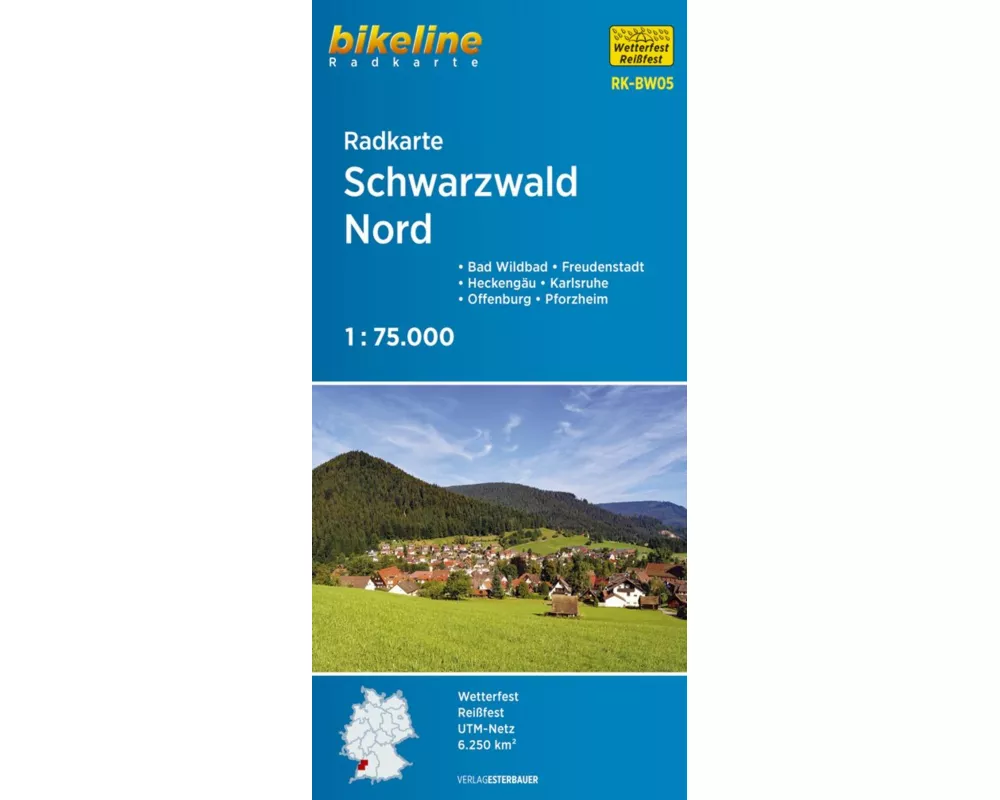 Radkarte Schwarzwald Nord (RK-BW05)