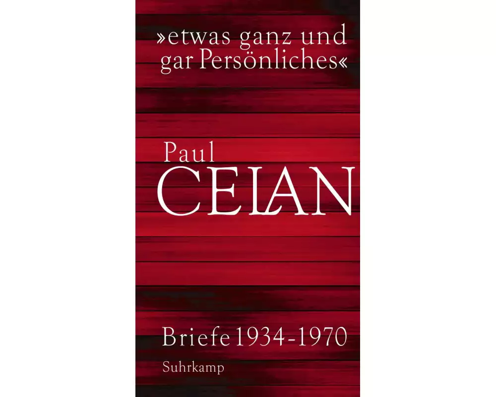 »etwas ganz und gar Persönliches«