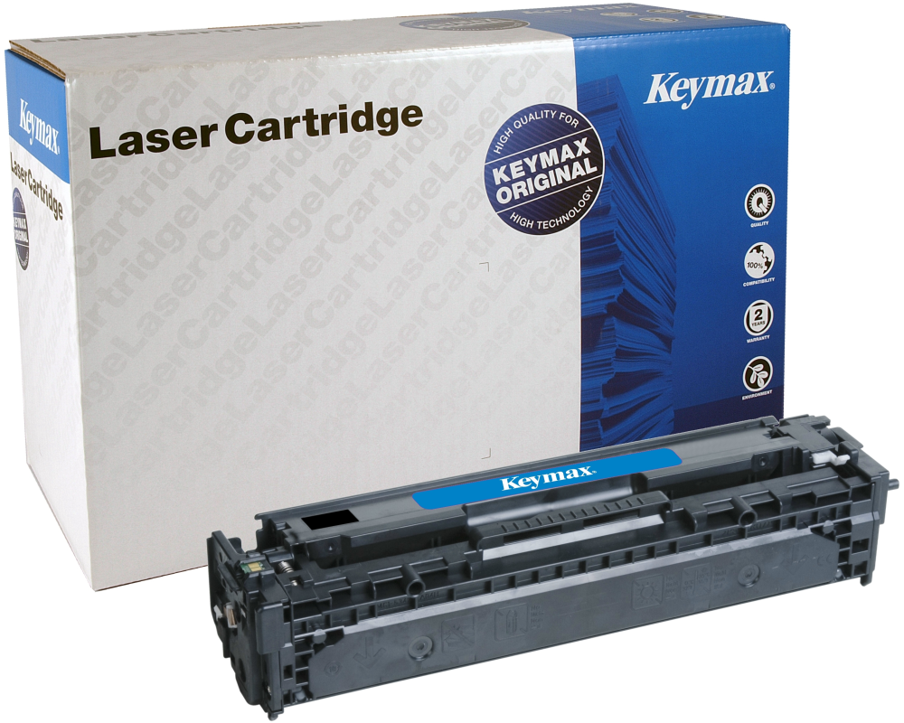 KEYMAX RMC-Toner-Modul schwarz CB540AKEY zu HP CLJ CP1210 2200 Seiten