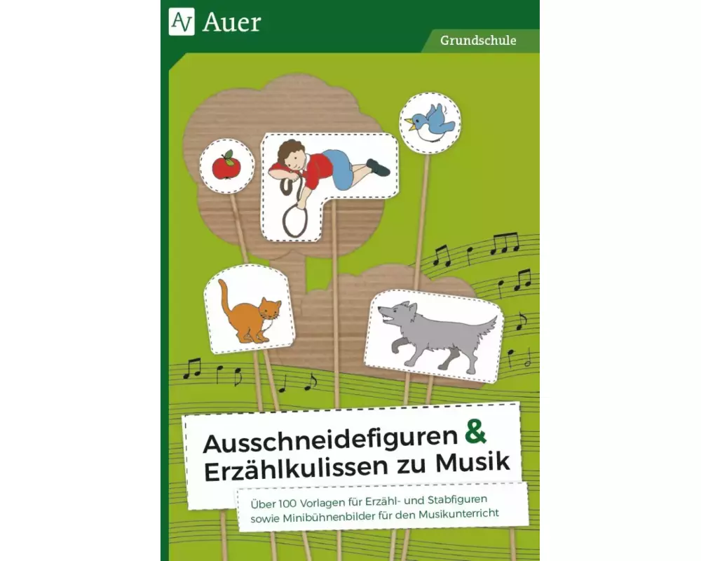 Ausschneidefiguren & Erzählkulissen zu Musik