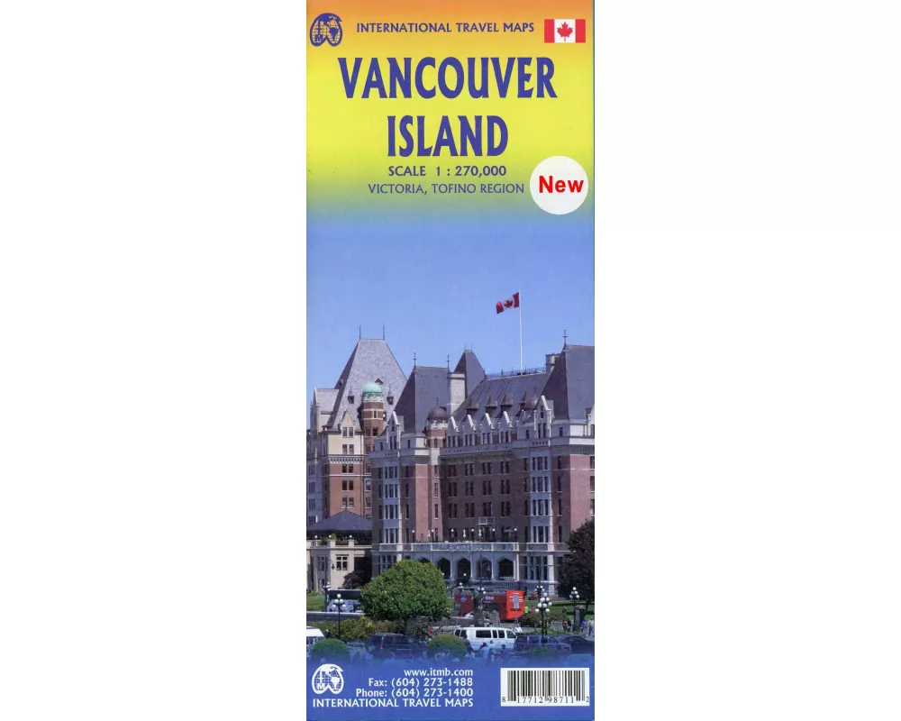 International Travel Map Vancouver Island
