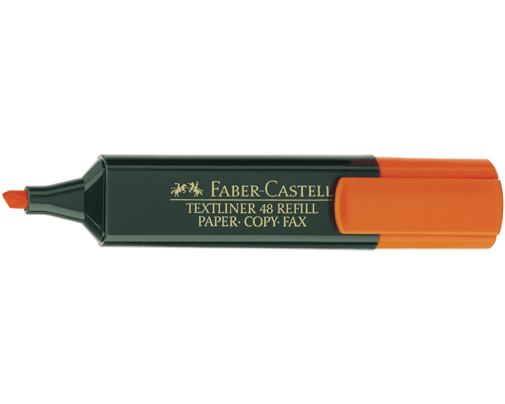 FABER-CASTELL Textmarker TL 48 1-5mm 154815 orange