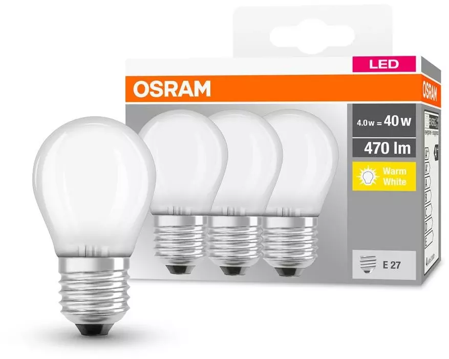 OSRAM Lampe Base Retro, 4W, E27, Warmweiss (WW)