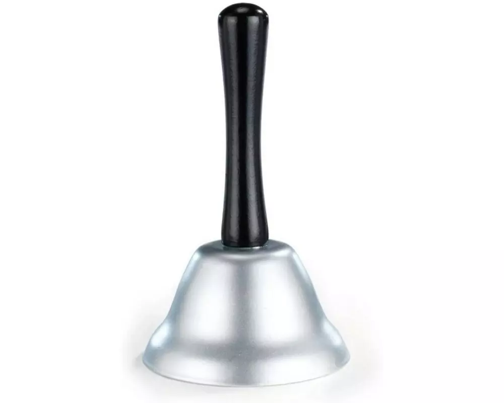 INGES CHRISTMAS DECOR Aufsteller Glocke 12.5 cm, Silber