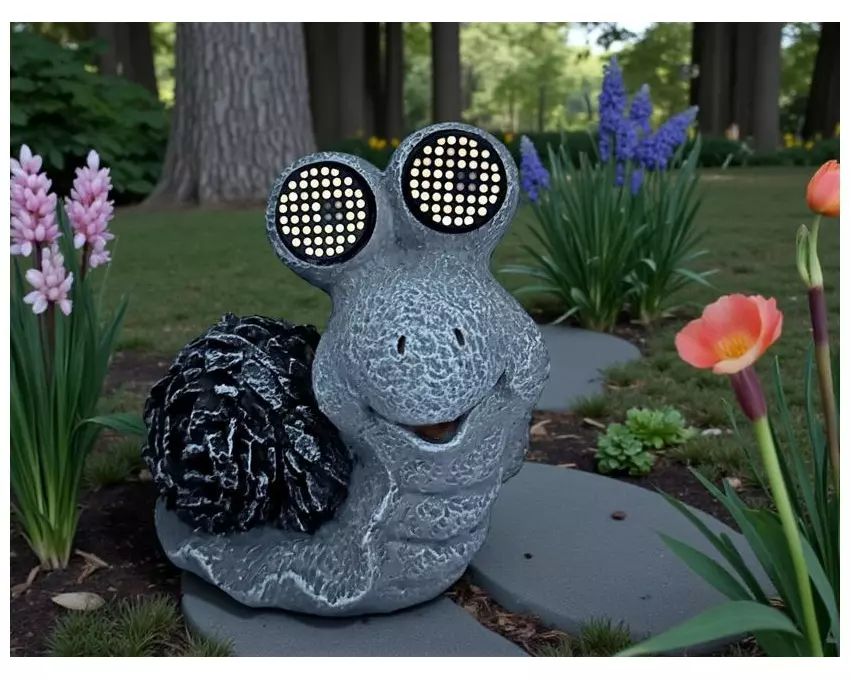 Dameco Gartenlicht Solar Schnecke