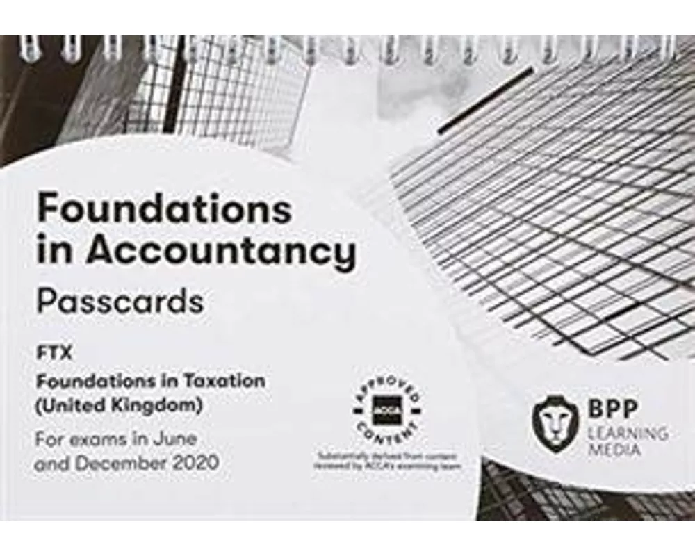 FIA Foundations in Taxation FTX FA2019