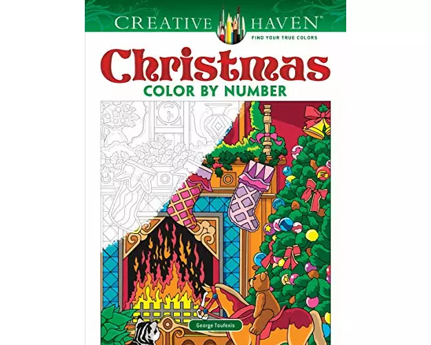 Creative Haven Christmas Color by Number
