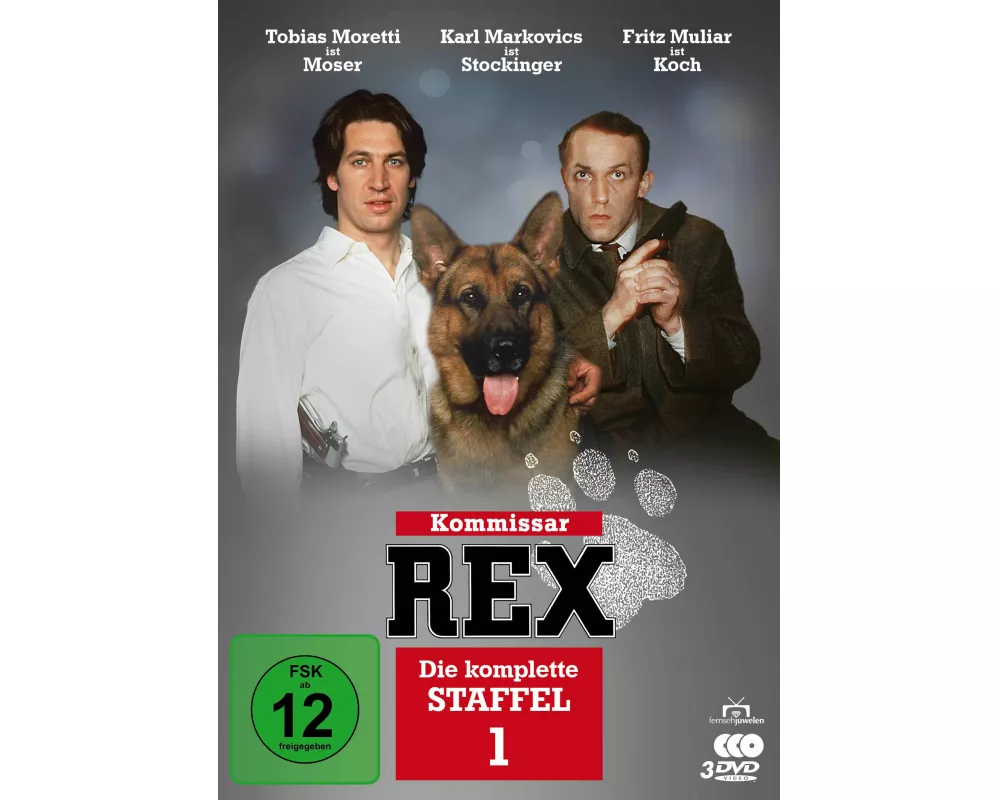 Kommissar Rex - Die komplette 1. Staffel. 3 DVDs