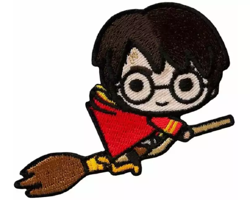 Mono-Quick Aufbügelbild Harry Potter auf dem Besen 1 Stück