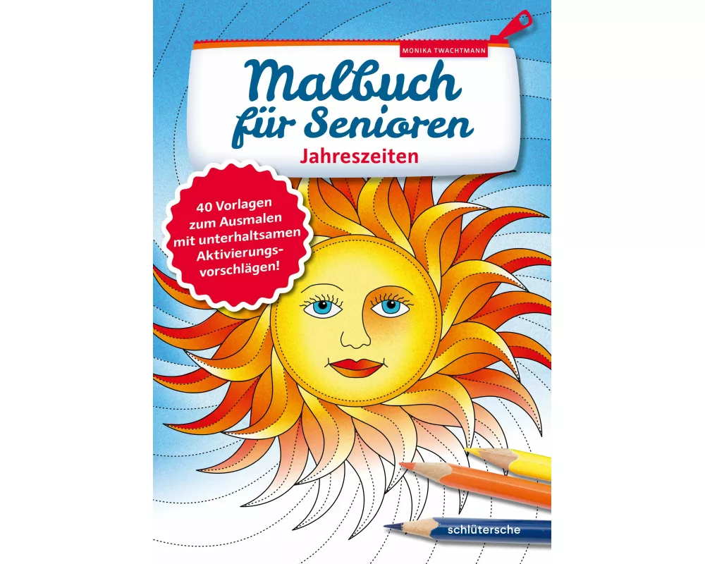 Malbuch für Senioren. Jahreszeiten