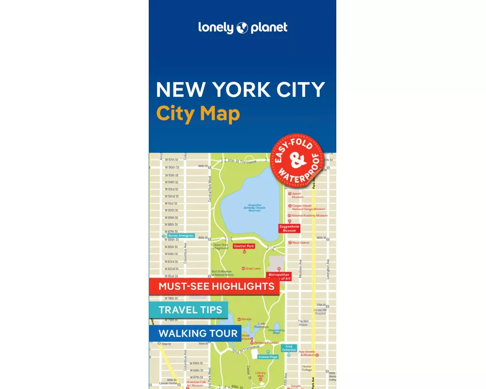 Lonely Planet New York City Map