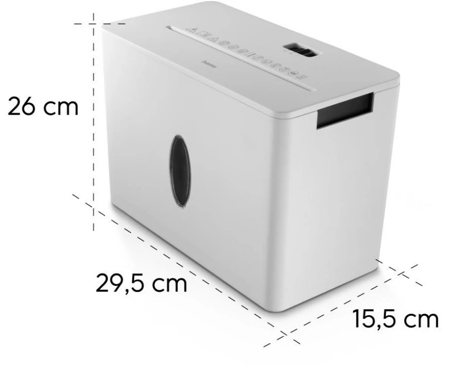 Hama Aktenvernichter Safe X40W P-4, 4 Seiten