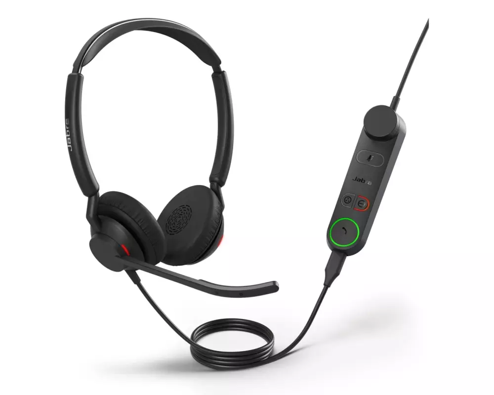 Jabra Headset Engage 50 II UC Duo USB-C, mit Inline Link