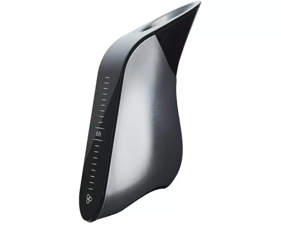 Aveine Wein-Belüfter Original 1 Stück, Schwarz/Silber