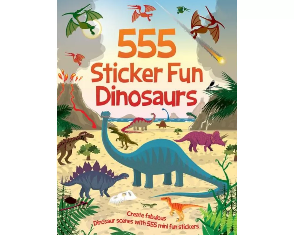 555 Sticker Fun - Dinosaurs Activity Book