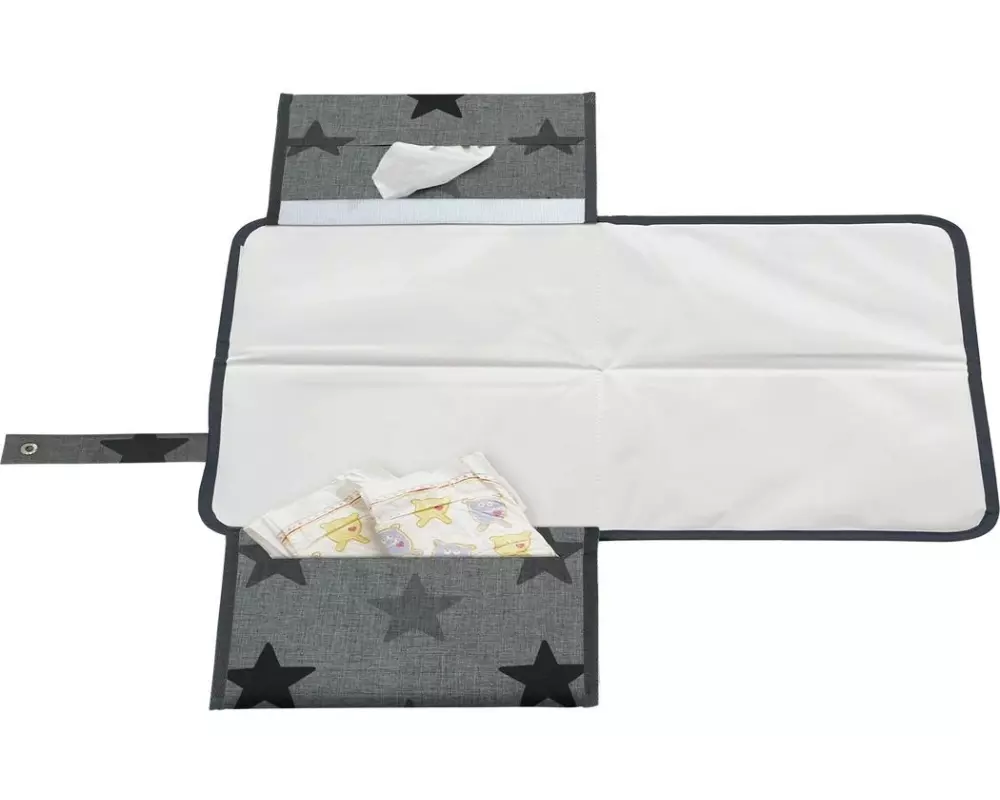 Dooky 3-in-1 Wickelset Grau, Sterne
