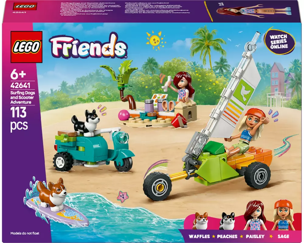 LEGO® Friends Strandabenteuer mit Hunden 42641