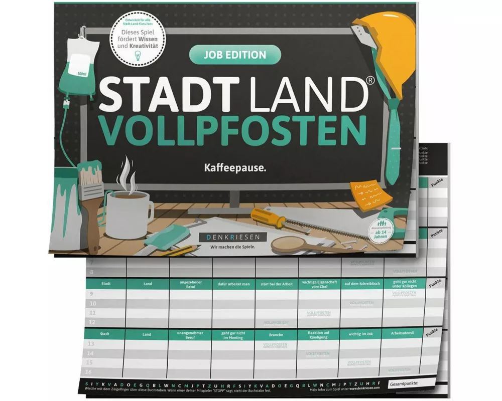 STADT LAND VOLLPFOSTEN - JOB EDITION "Kaffeepause."