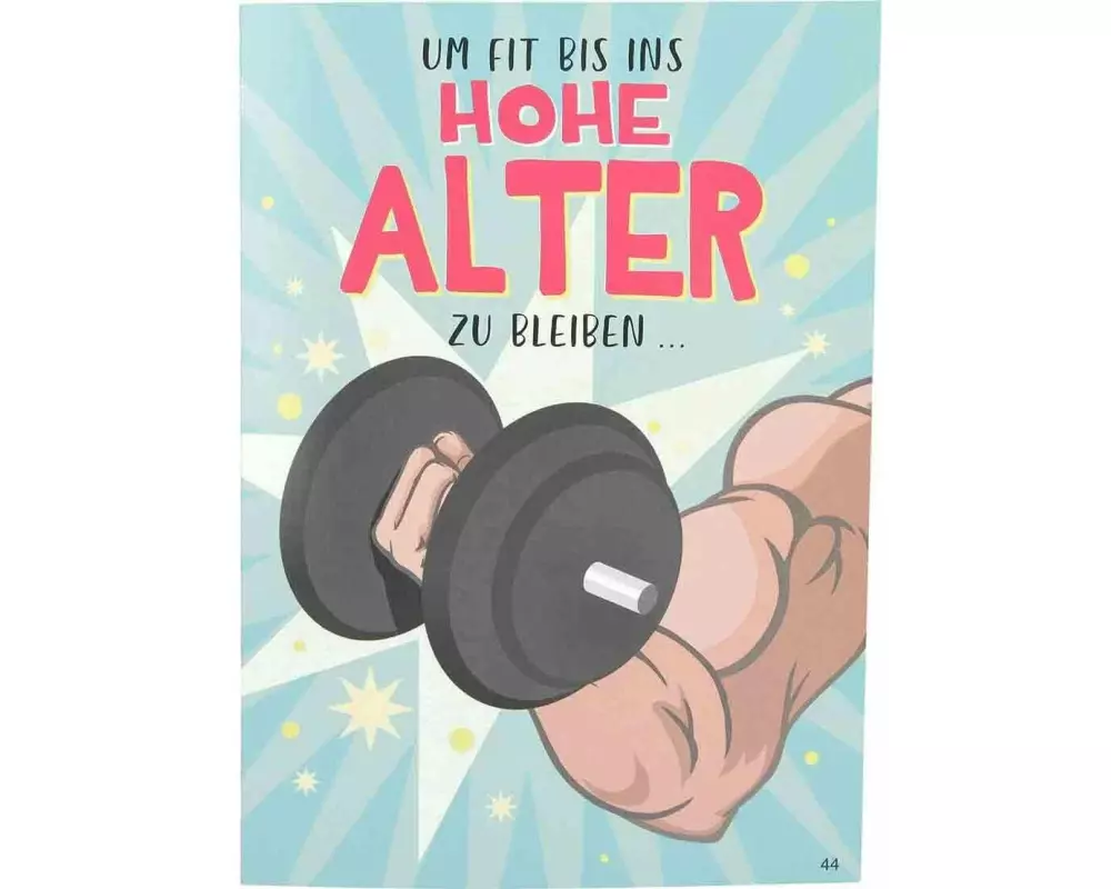 Depesche Musikkarte beweglich Fit bis ins hohe Alter