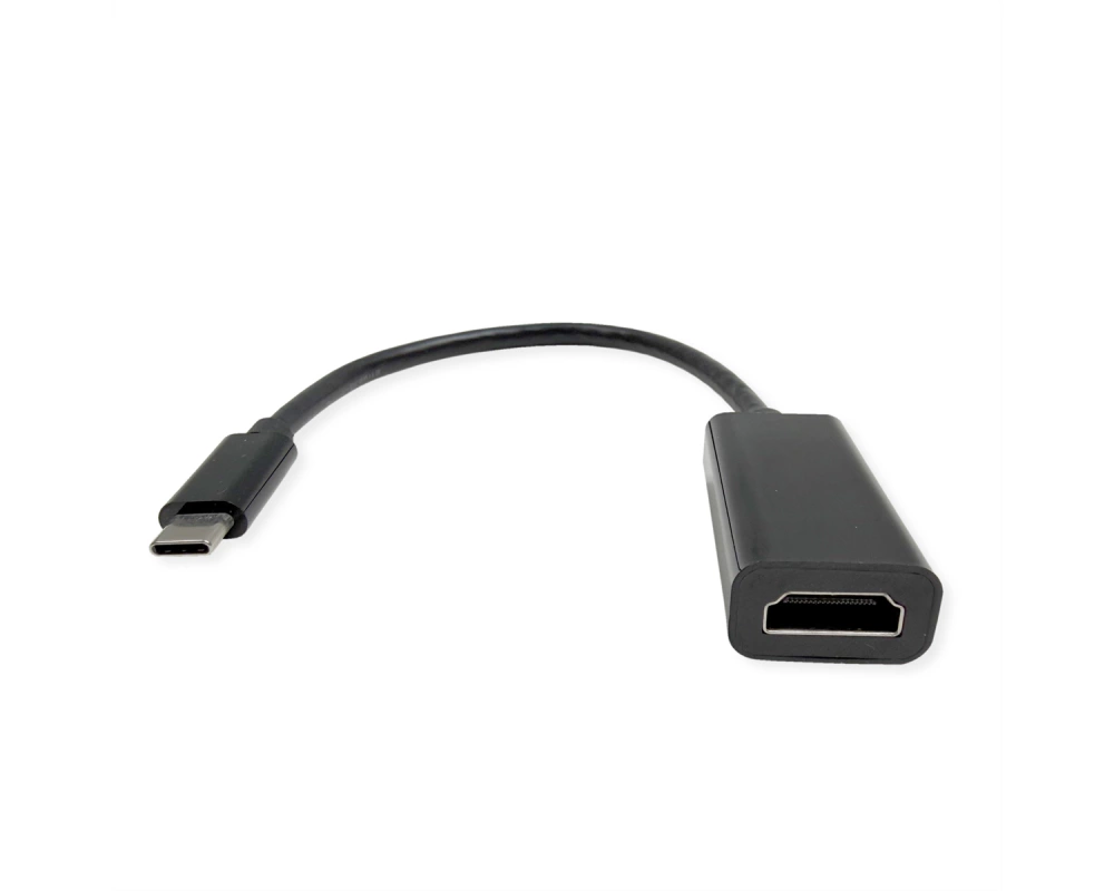 ROLINE Display Adapter USB Typ C - HDMI, ST/BU, 8K60