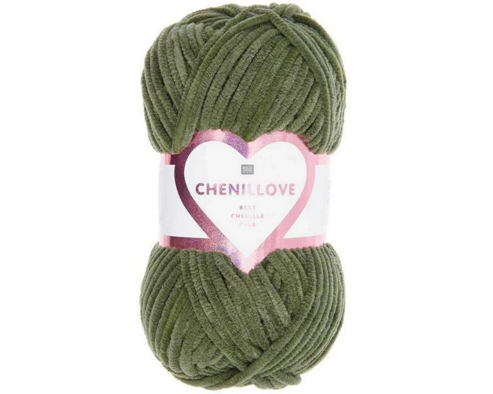 Rico Design Wolle Creative Chenillove Oliv