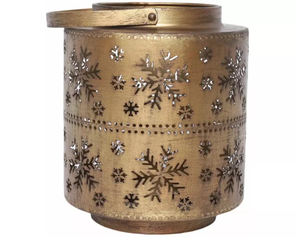 CHALET Weihnachtswindlicht Goderich S, Gold