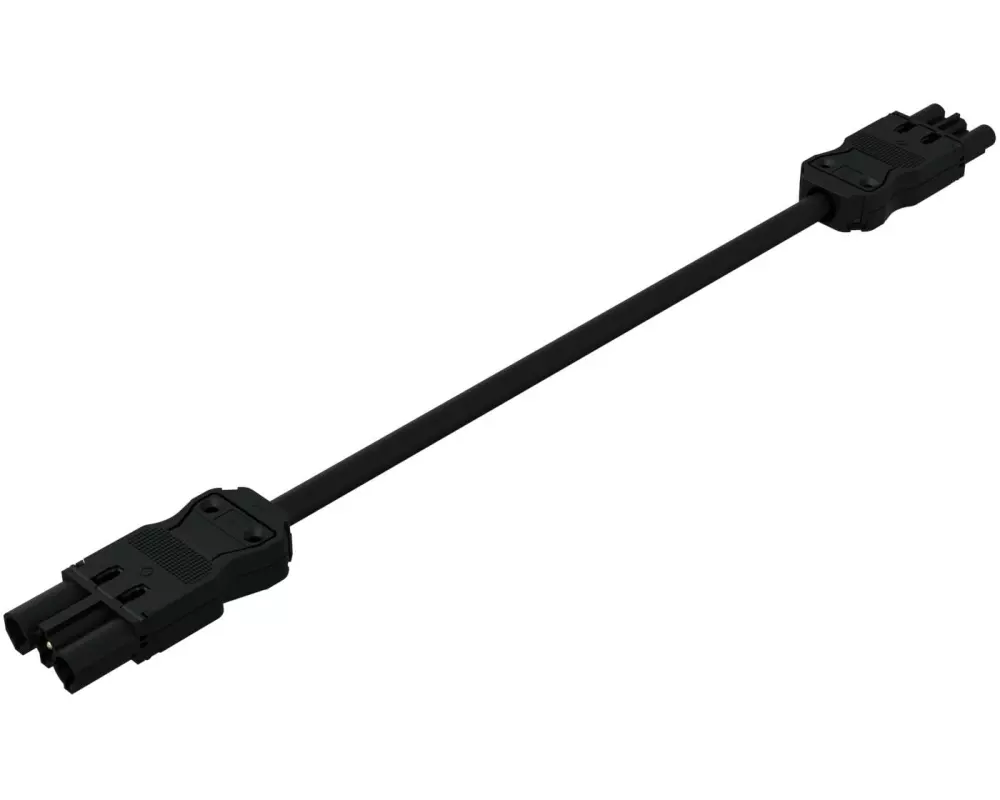 IB Connect Verlängerungskabel GST18I3 - GST18I3, 2 m Schwarz