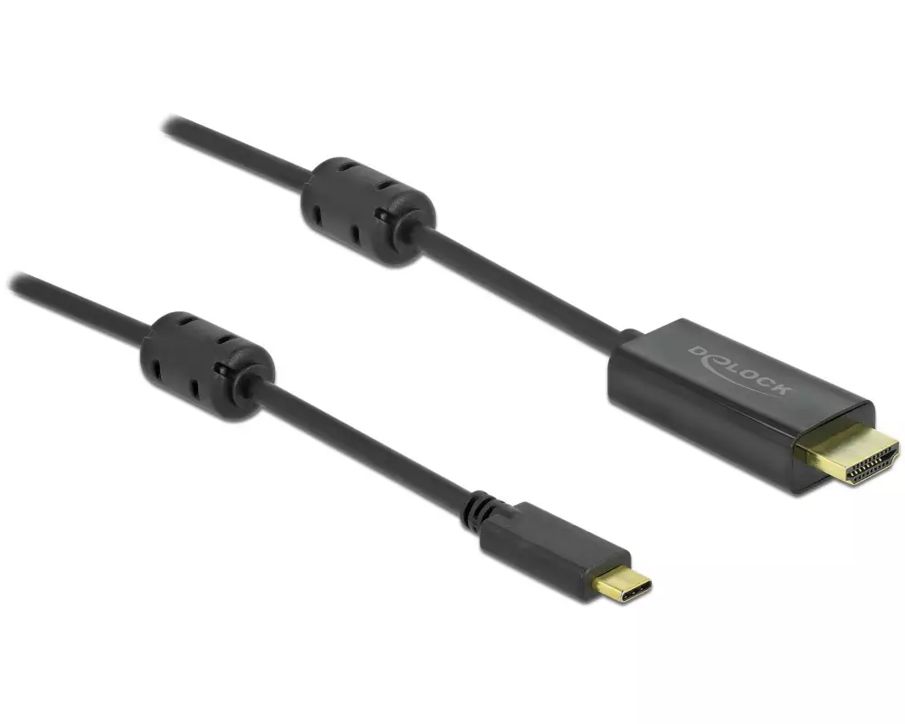 Delock Kabel USB-C - HDMI , 4K/60Hz, aktiv, 1 m