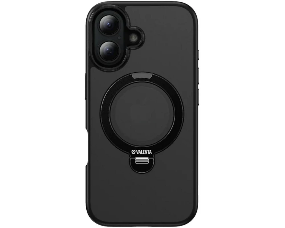 Valenta Back Cover Magsafe Frost Iphone 16 Schwarz