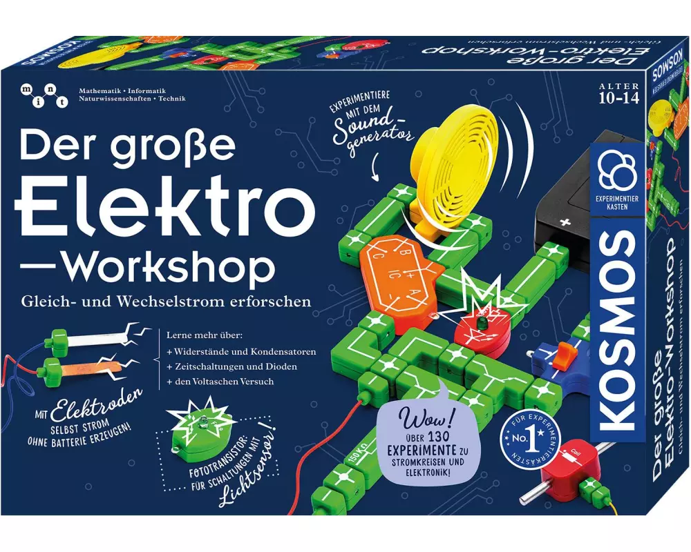 Kosmos Experimentierkasten Der grosse Elektro-Workshop