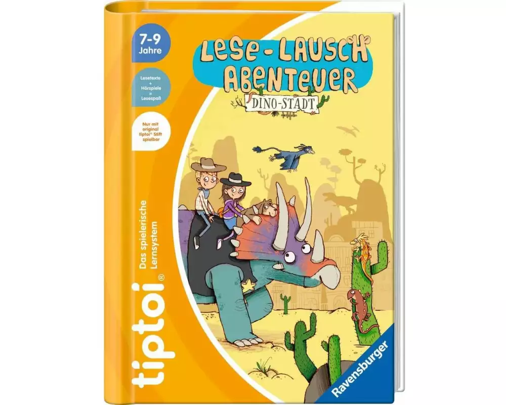 tiptoi Lernbuch Lese-Lausch-Abenteuer Dino-Stadt